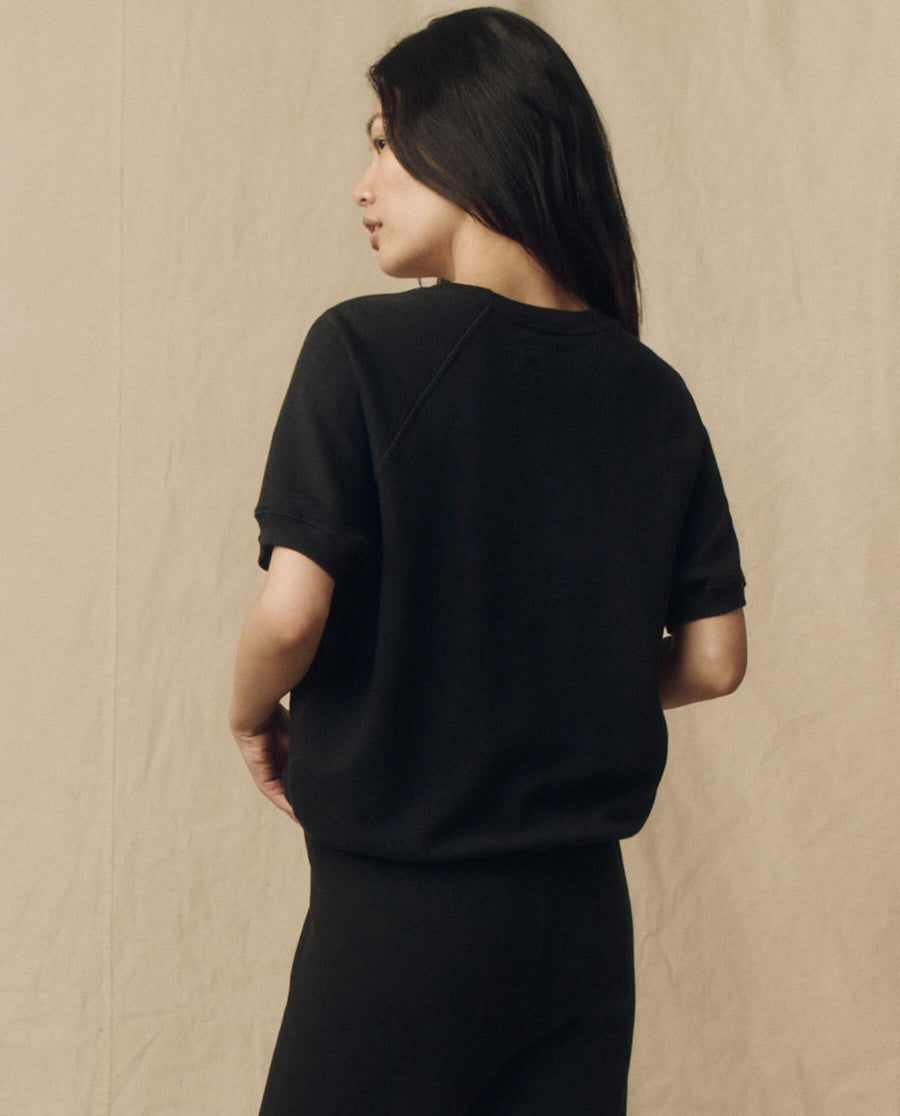 Short Sleeve Sweatsh T615085 Almost-Black