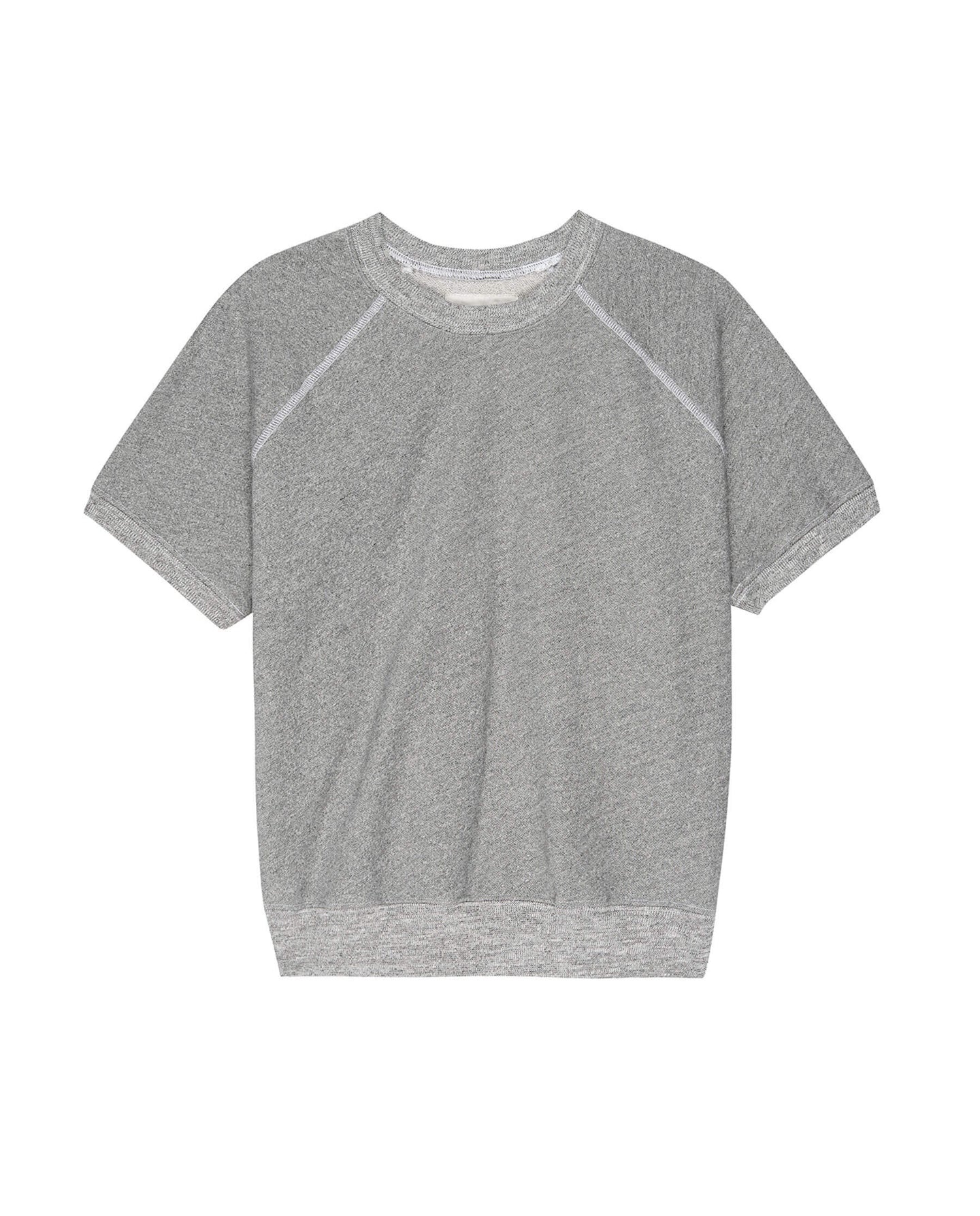Short Sleeve Sweatsh T615251 Varsity-Grey