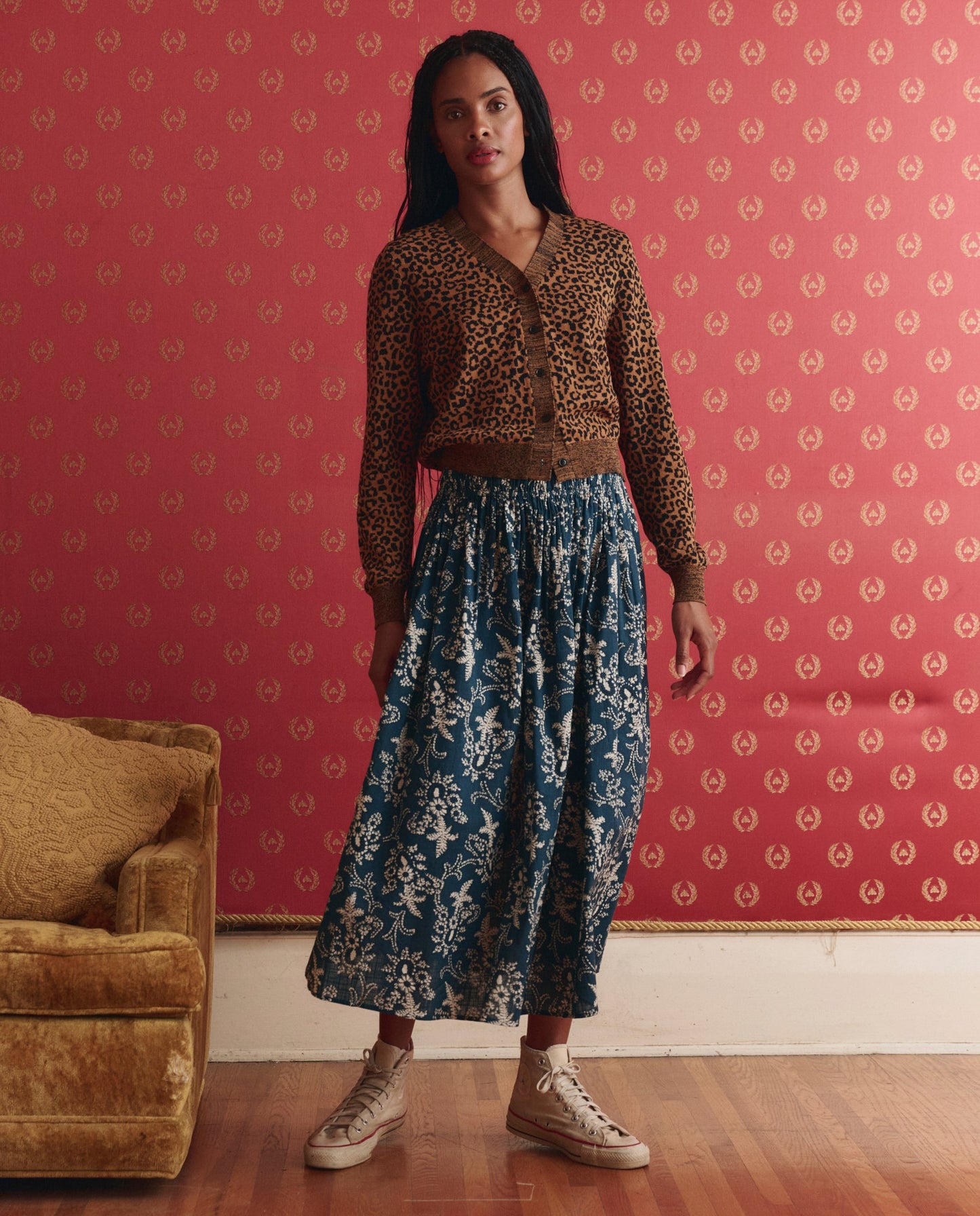 Skirt Viola K086059 Indigo-Bandana
