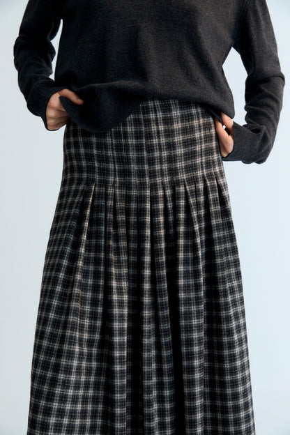 Skirt Dione Skirt Galactic-Grey-Check