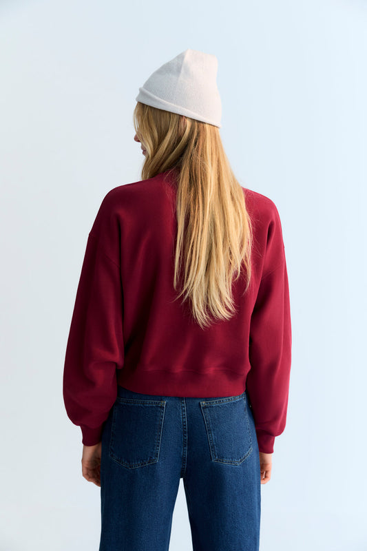 Sweatshirt Nowhere Sweatshi Plum-Fantasy