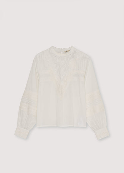 Blouse Perla Blouse Moonlight-White