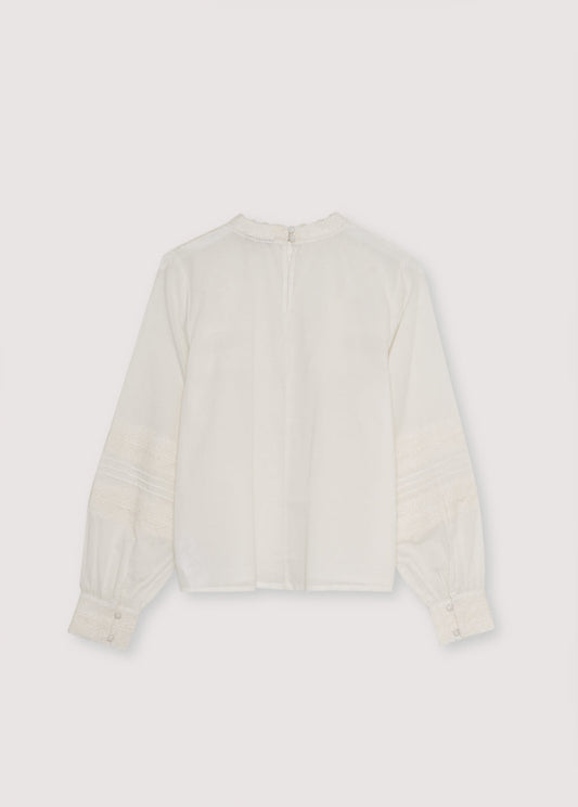 Blouse Perla Blouse Moonlight-White