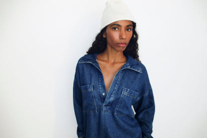 Denim Shirt Tns Tencel Shirt Blue-Denim