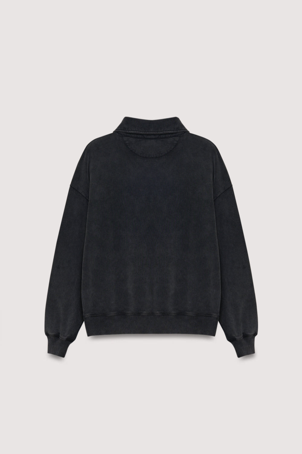 Sweatshirt Valeria Polo Washed-Grey