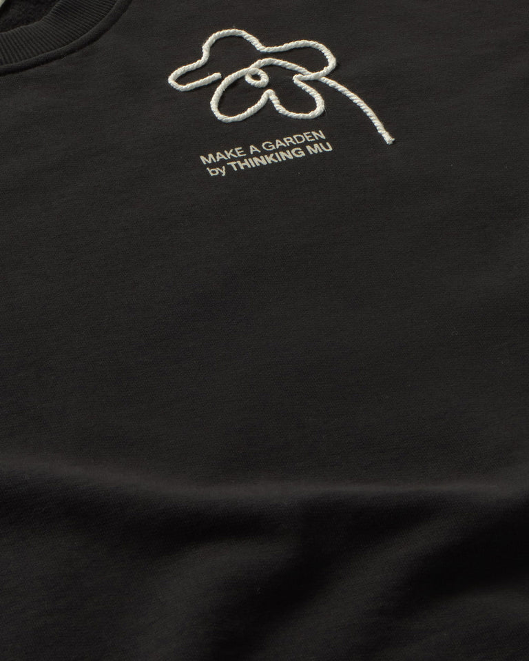 Sweatshirt Jimena Flower Ro Black