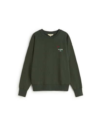Sweatshirt Jodie Flower Tm Green