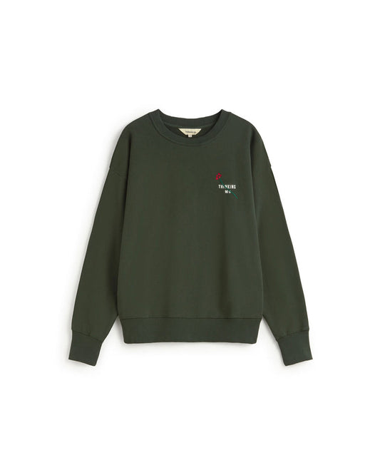 Sweatshirt Jodie Flower Tm Green