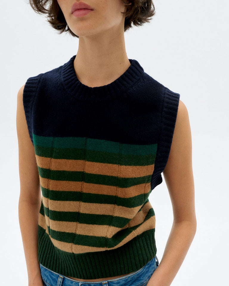 Vest Sherry Multi-Green