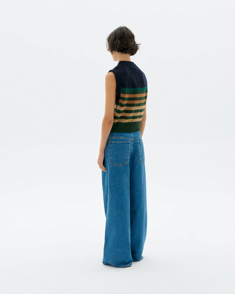 Vest Sherry Multi-Green