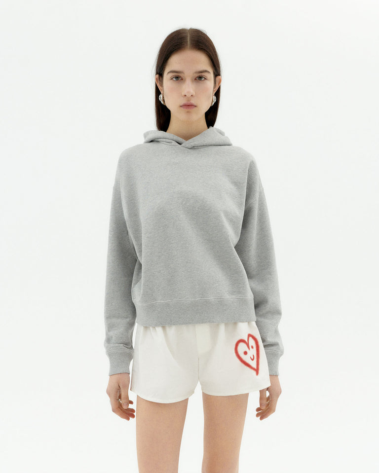 Hoodie Valeria Retro S Grey