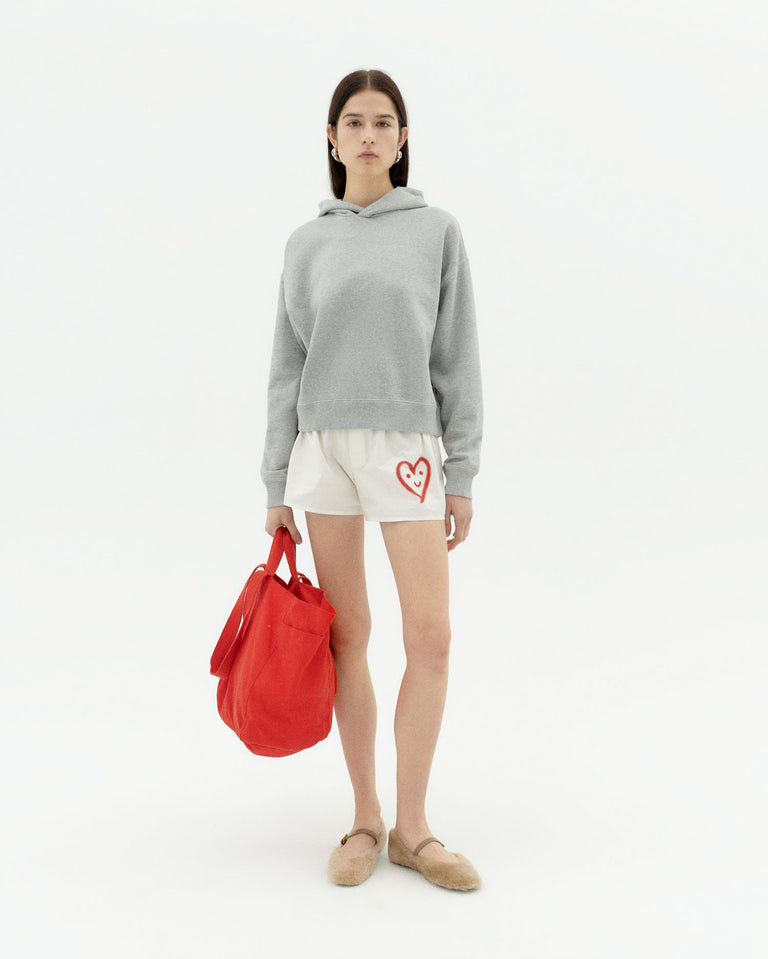 Hoodie Valeria Retro S Grey