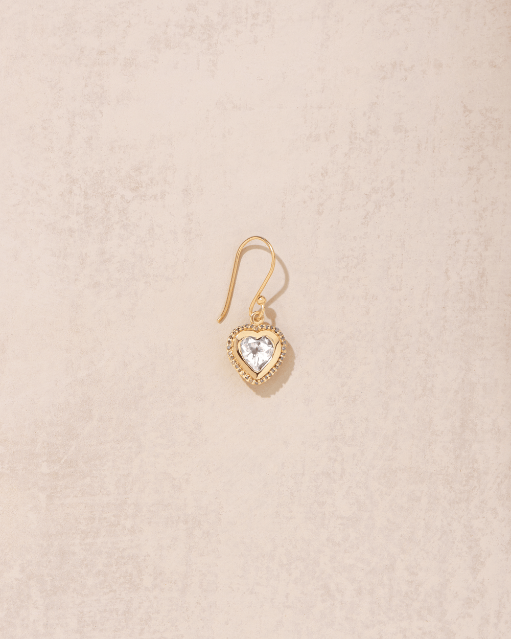 Earring Gini Boucles Topaze-Blanche