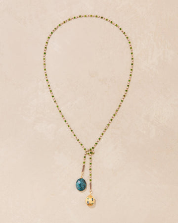Necklace Kravat Collier Turquoise