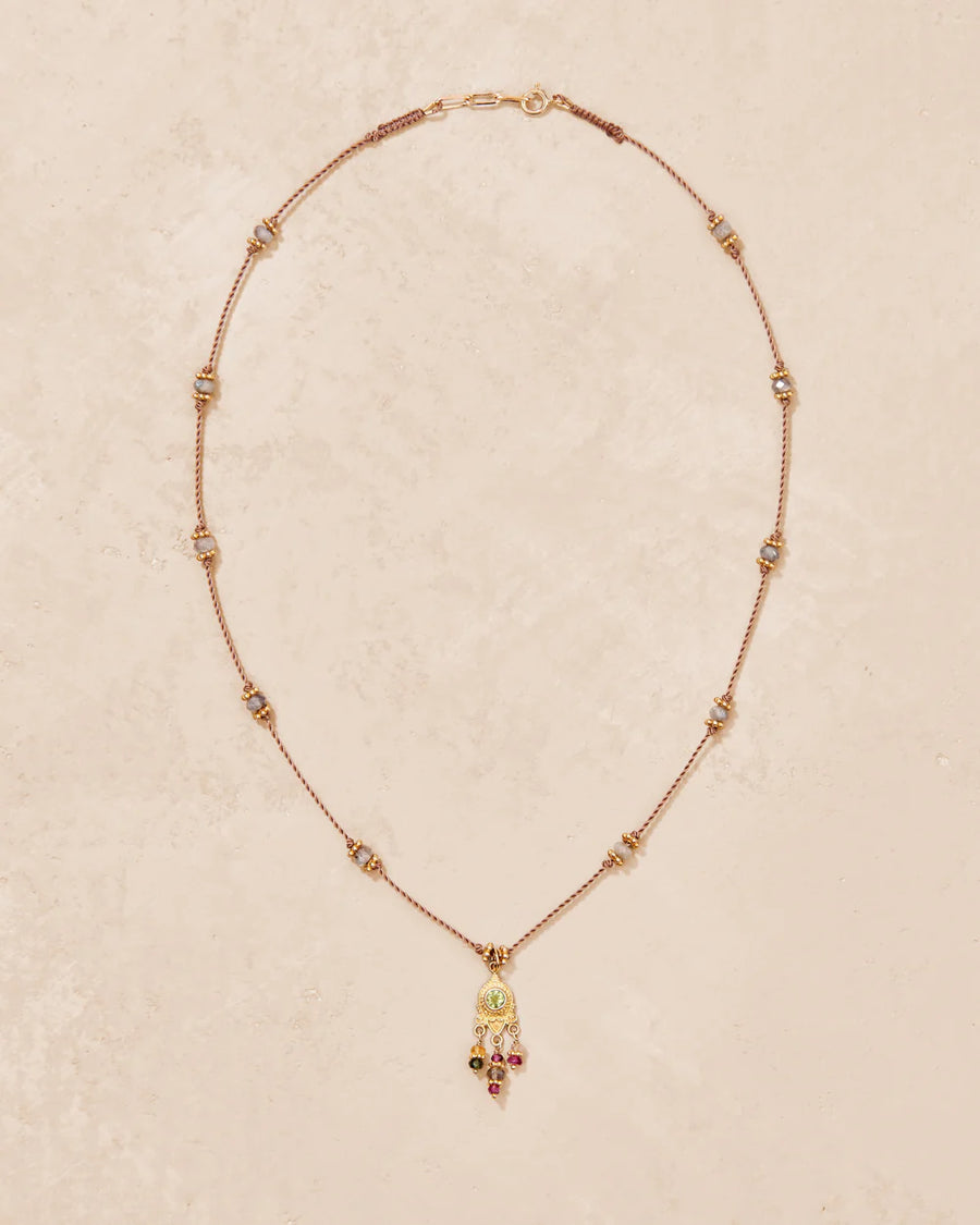 Necklace Padmacoll40 Padma Chaine Grenat