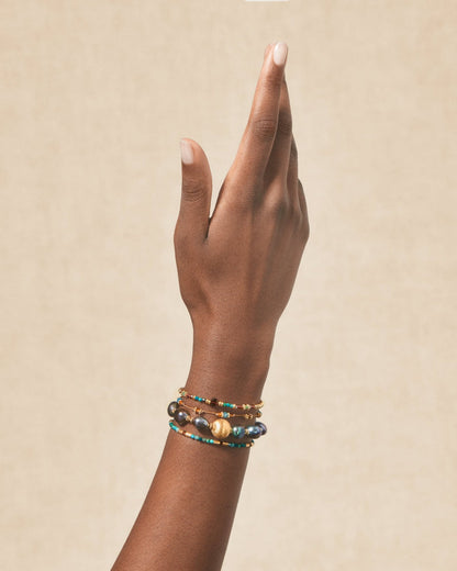 Bracelet Rama Bracelet Grenat-Chrysocolle