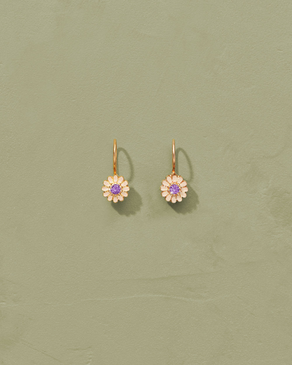 Earring Sai 84 Boucles Quartz-Rose