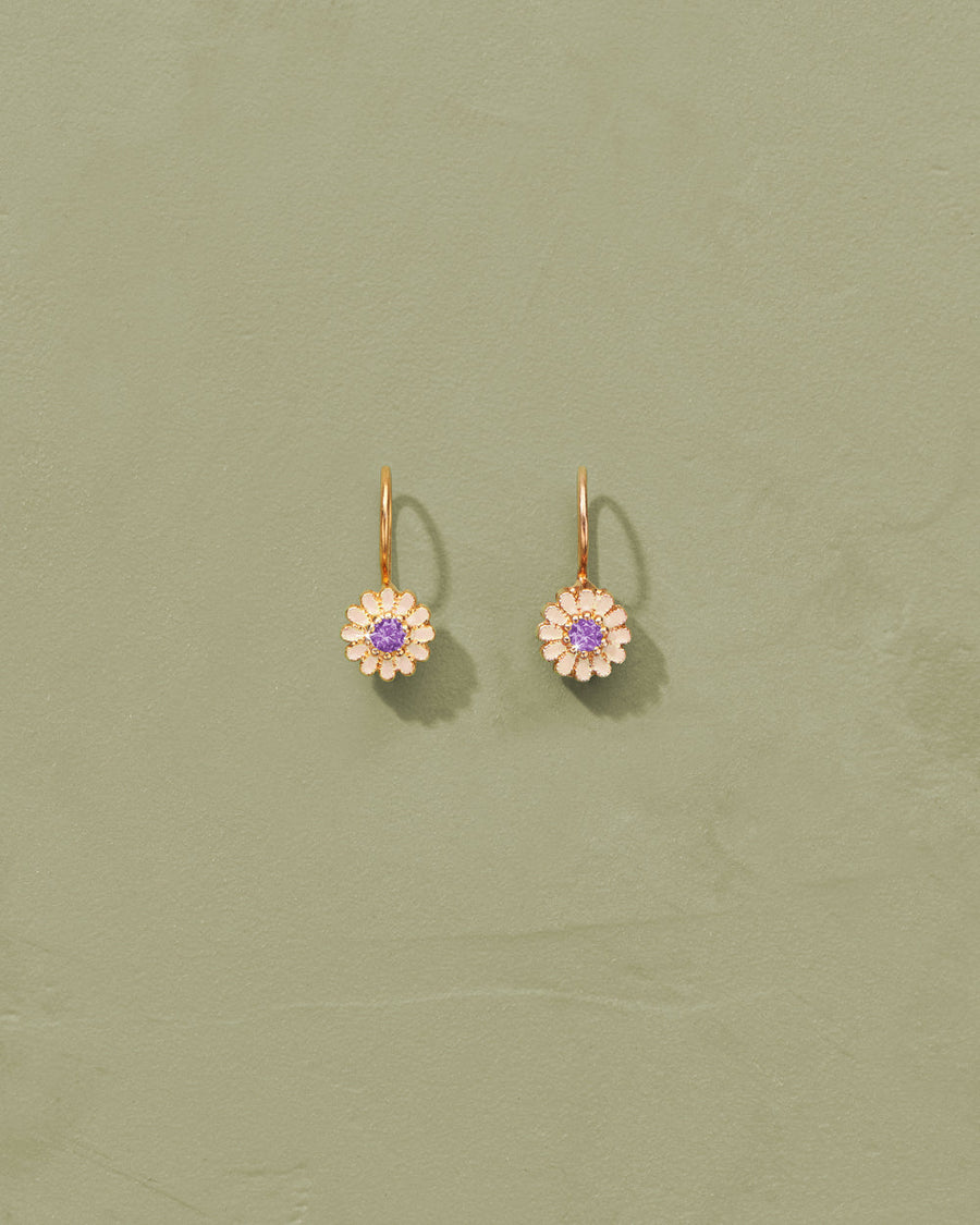 Earring Sai 84 Boucl Sai 84 Boucles Quartz-Rose