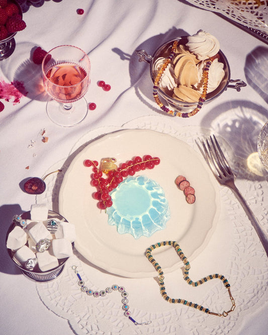 Necklace Seda Collier Malachite