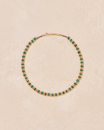 Necklace Seda Collier Malachite