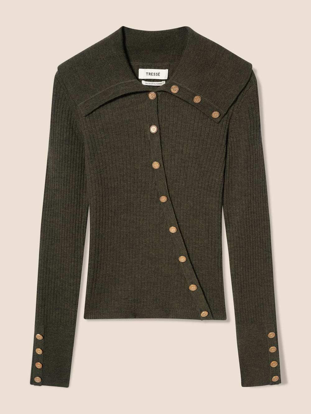 Pullover Moma Flecked-Khaki