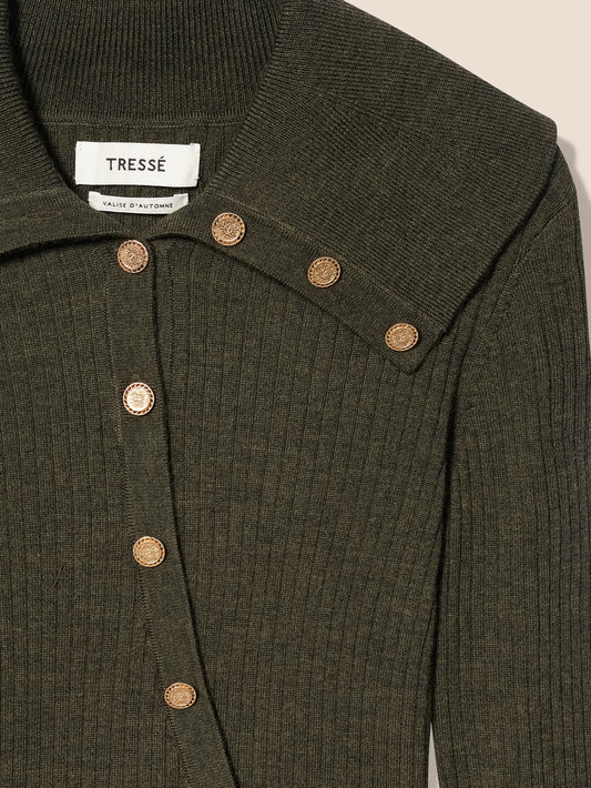 Pullover Moma Flecked-Khaki