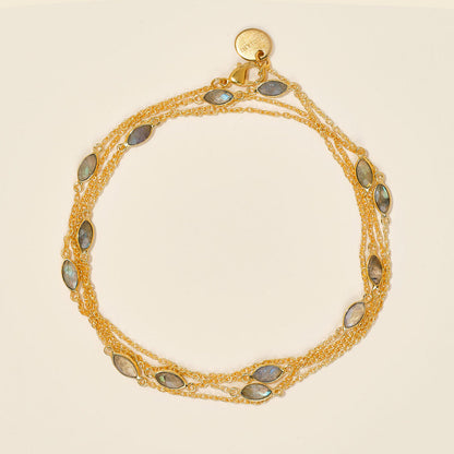 Necklace Carezza Chaine Labradorite