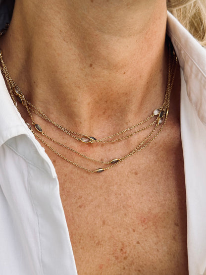 Necklace Carezza Chaine Labradorite