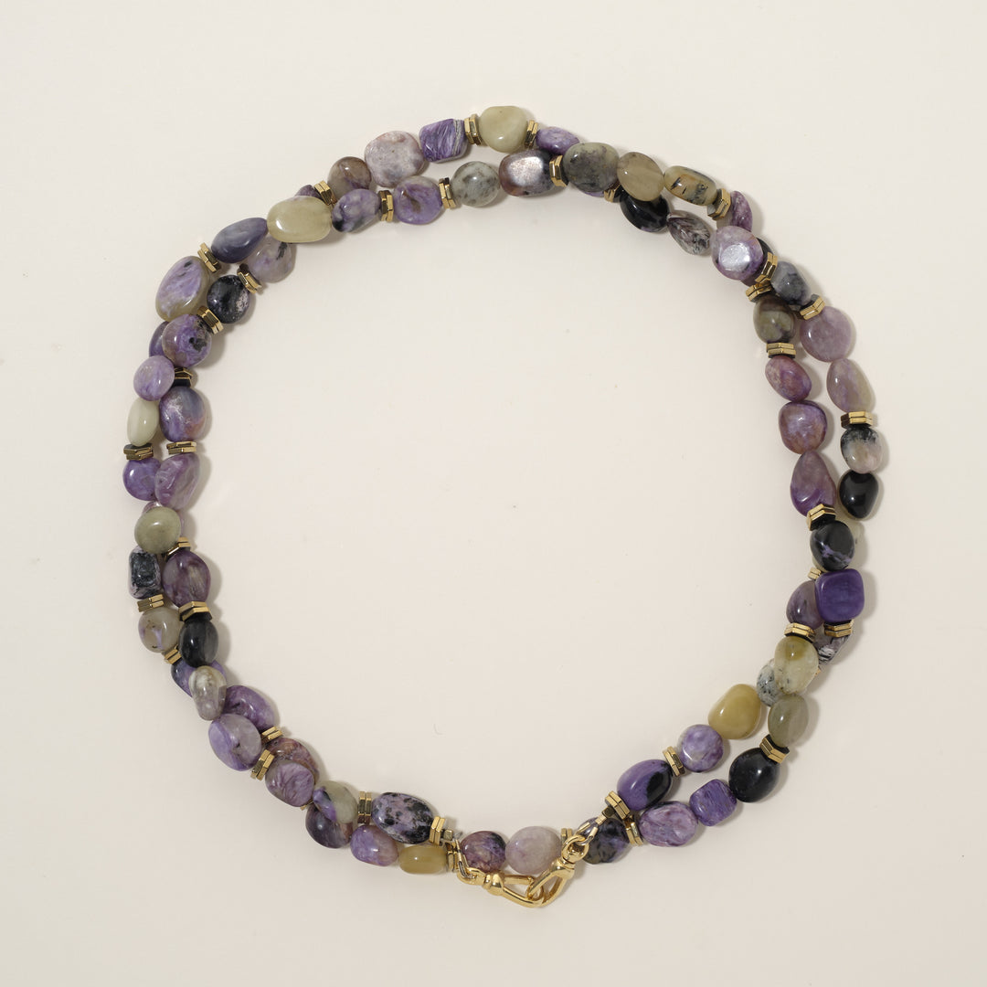 Necklace Willard Collier Charoite