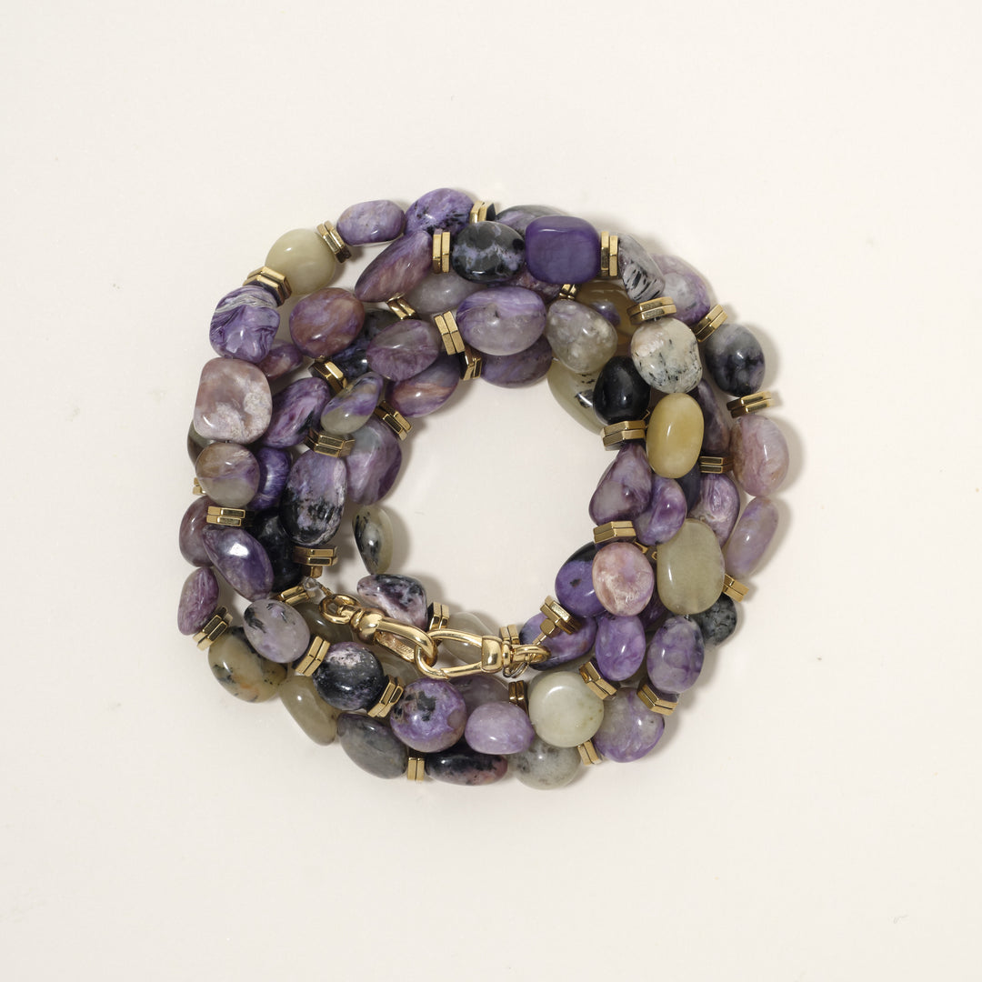 Necklace Willard Collier Charoite