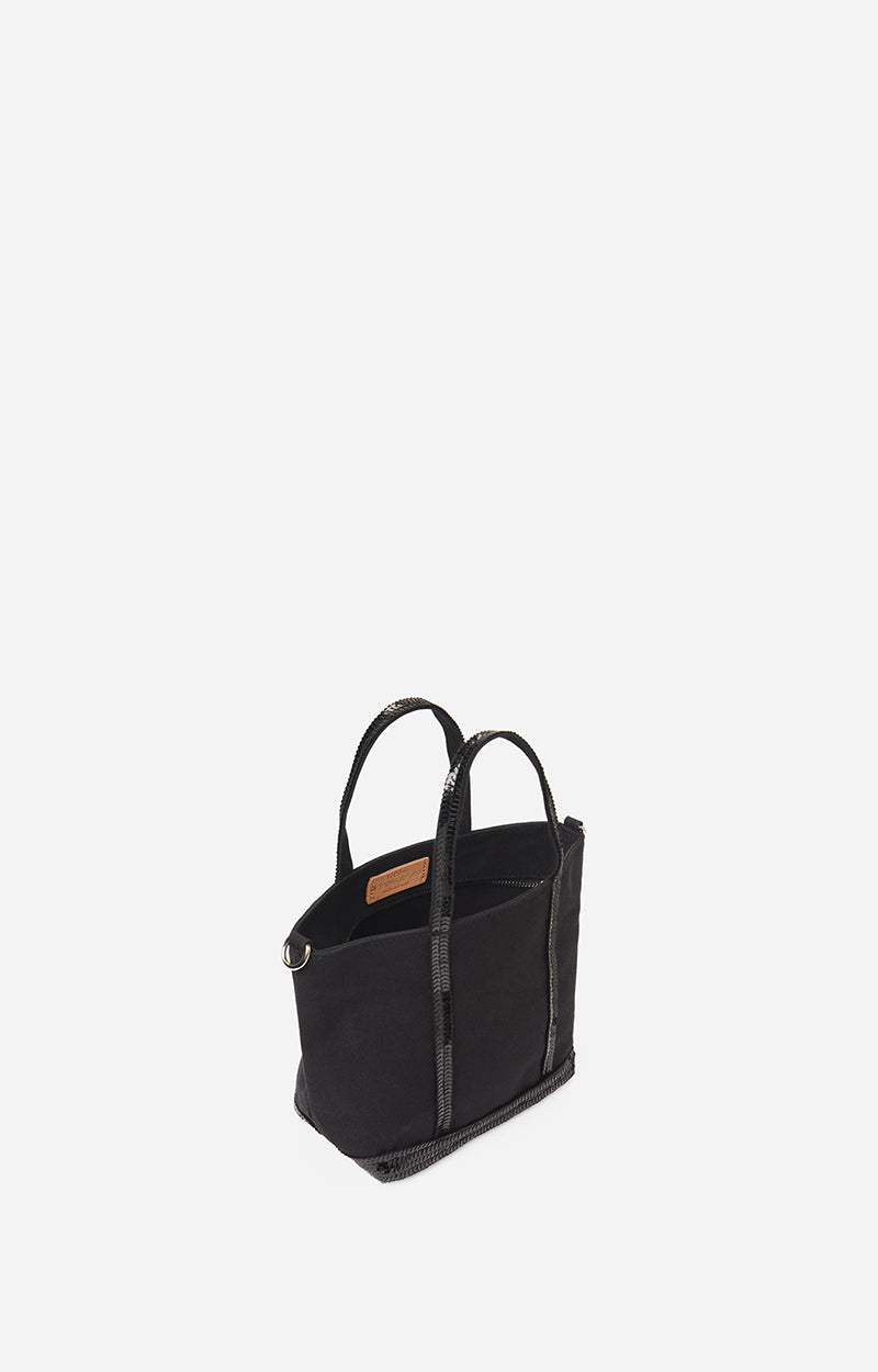 Mini Bag Canvas Cabas Xs Ve01-v40410 Black