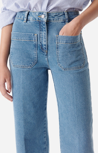 Jeans 1eva69-v04002 Indigo-Clair