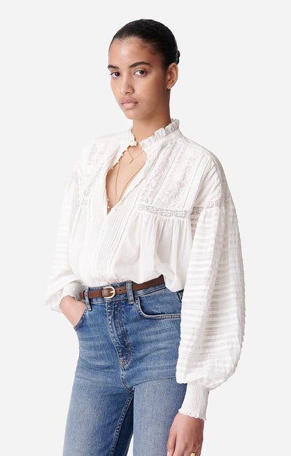 Vanessa Bruno | Dahlia Blouse - Black Cotton Noir
