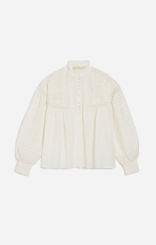 Vanessa Bruno | Dahlia Blouse - Black Cotton Noir