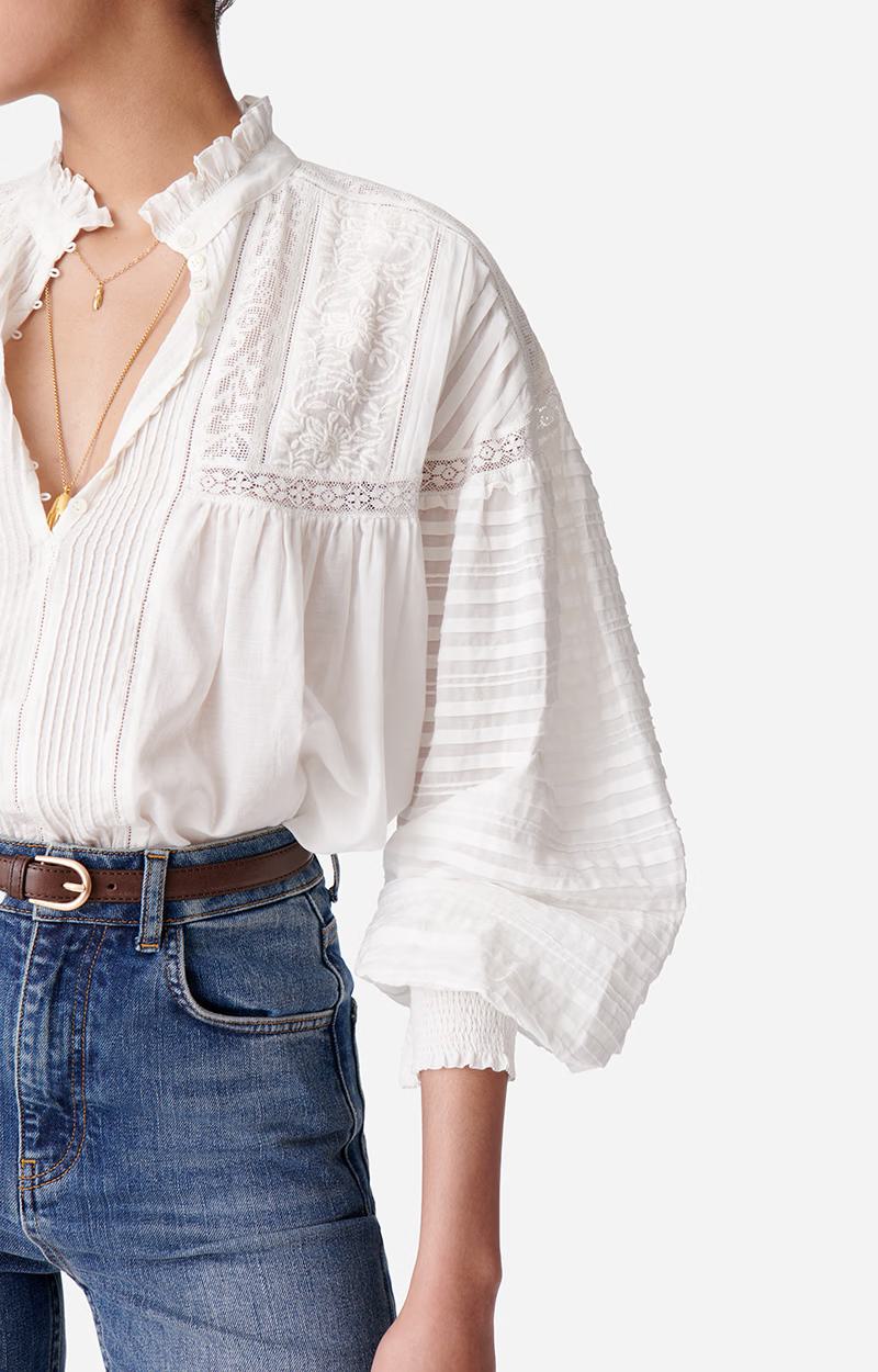 Vanessa Bruno | Dahlia Blouse - Black Cotton Noir