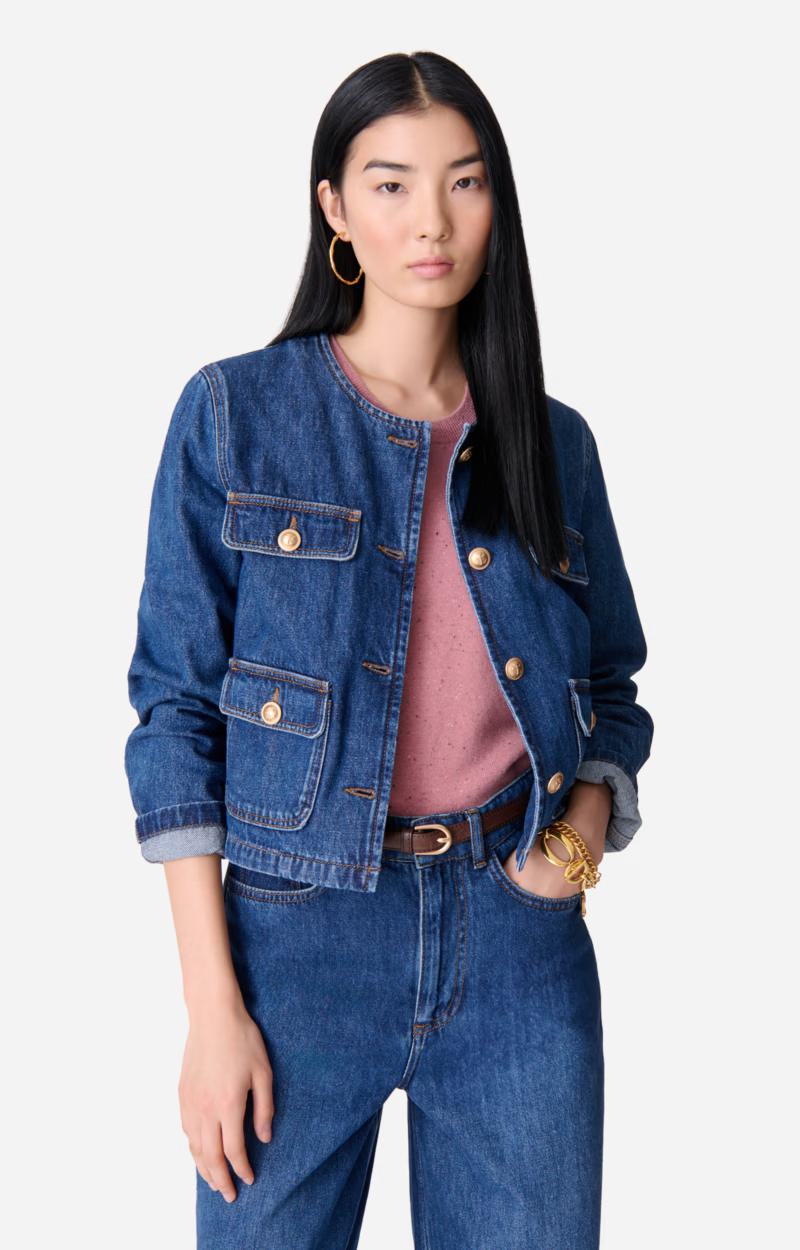 Denim Jacket Deana 3eva66-v02712 Royal