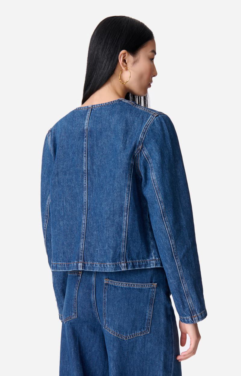 Denim Jacket Deana 3eva66-v02712 Royal