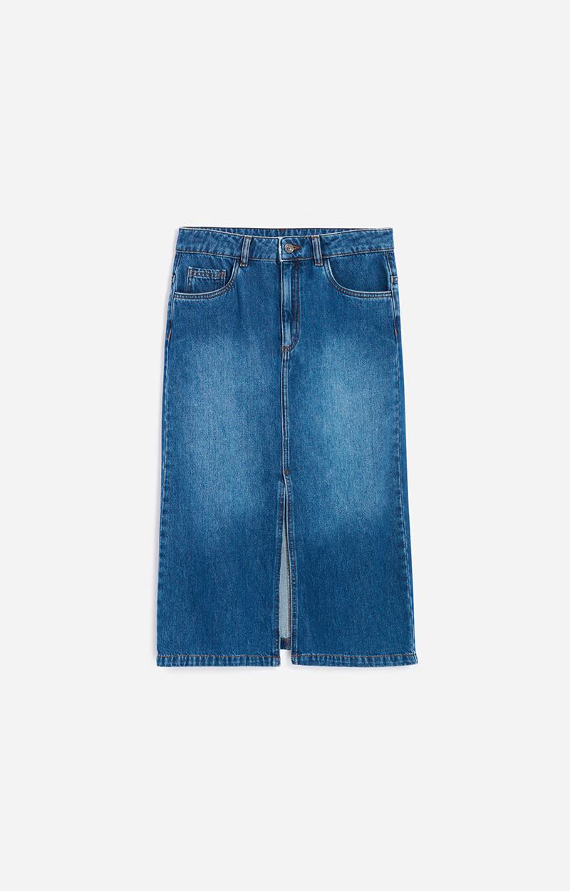 Denim Skirt Bastia 3eva66-v07004 Royal