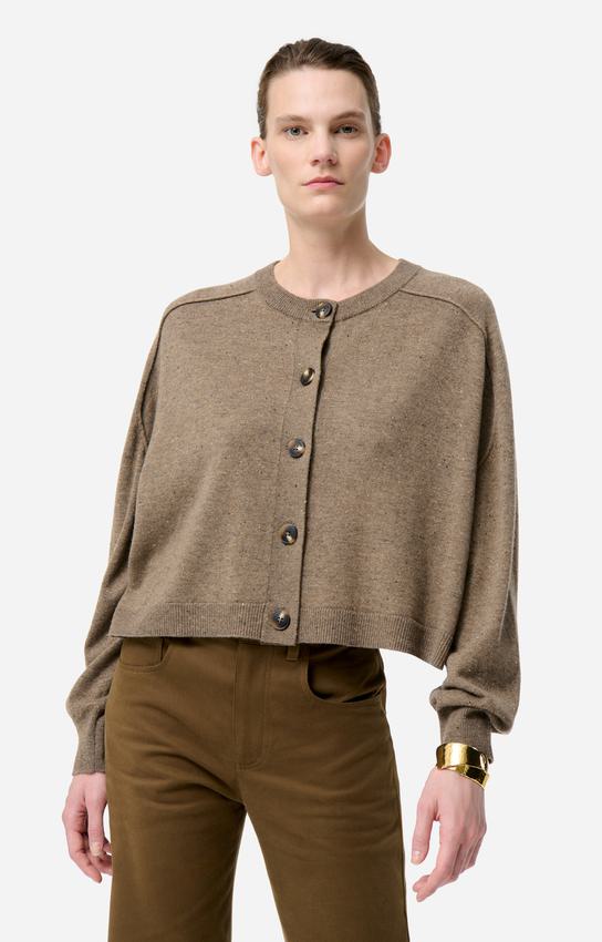 Cardigan 3evc04-v03345 Taupe
