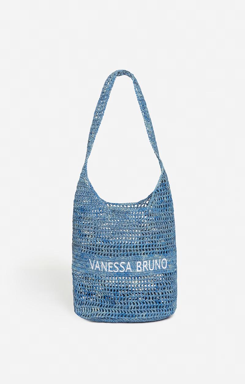 Raffia Hobo 3eve60-v40819 Bleu