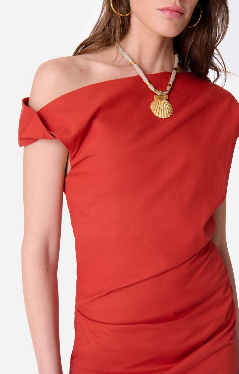 Dress 4eva69-v08798 Brique