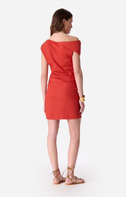 Dress 4eva69-v08798 Brique