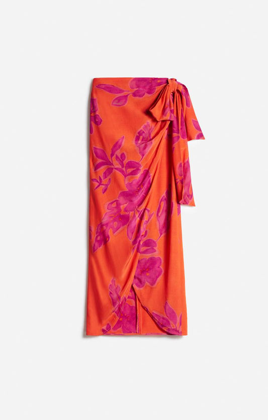 Skirt 5eva86-v07732 Orange