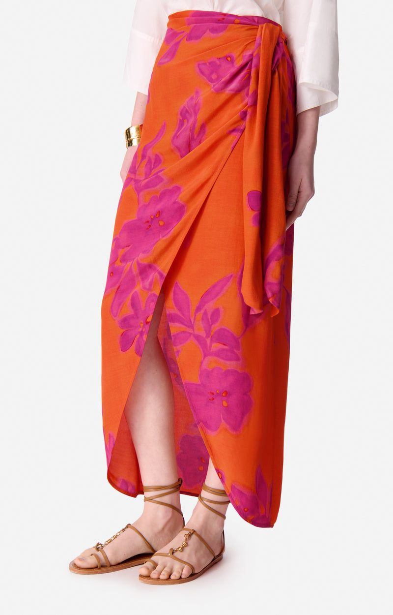 Skirt 5eva86-v07732 Orange