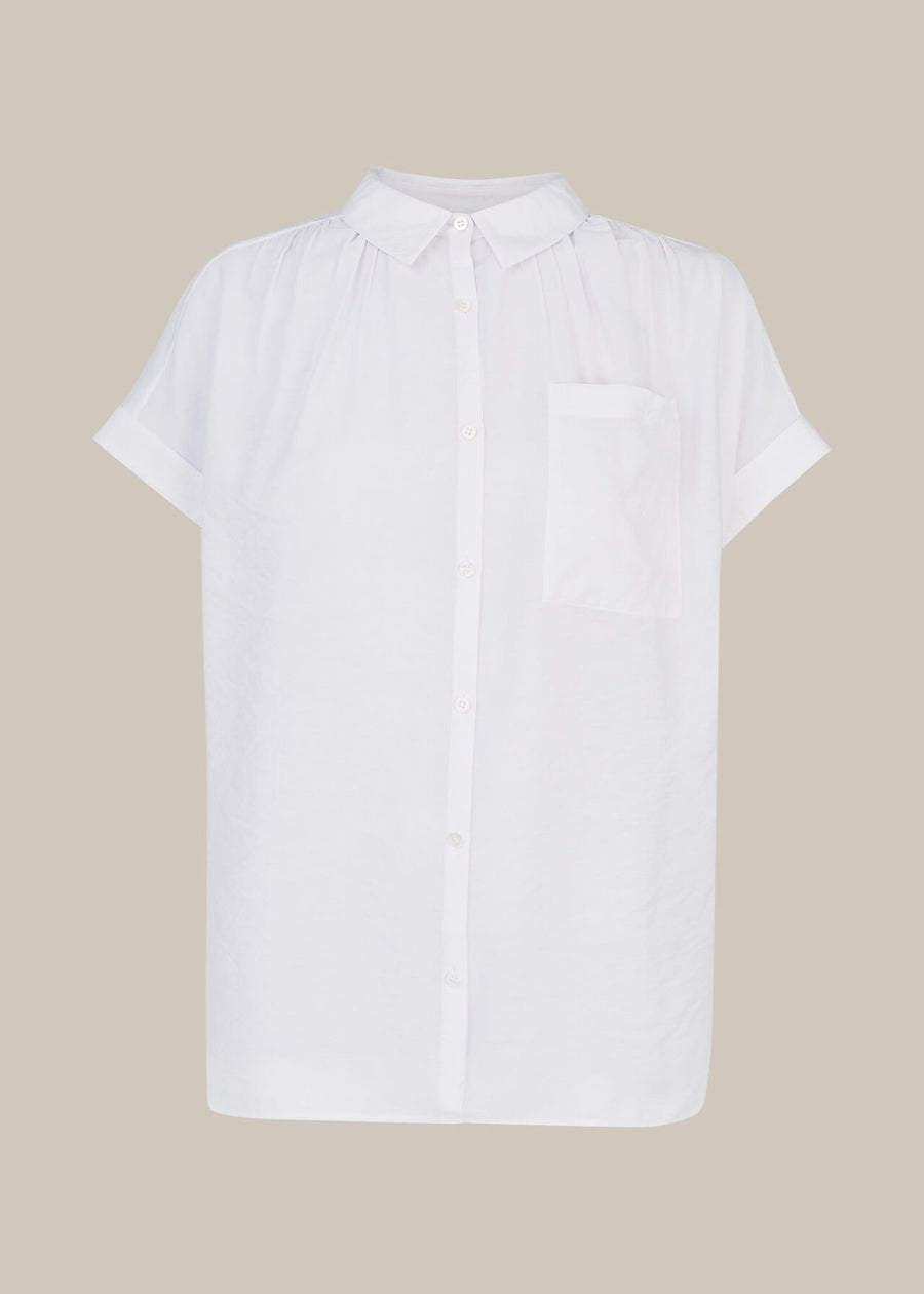 Nicola Button Through Shirt 31811 White