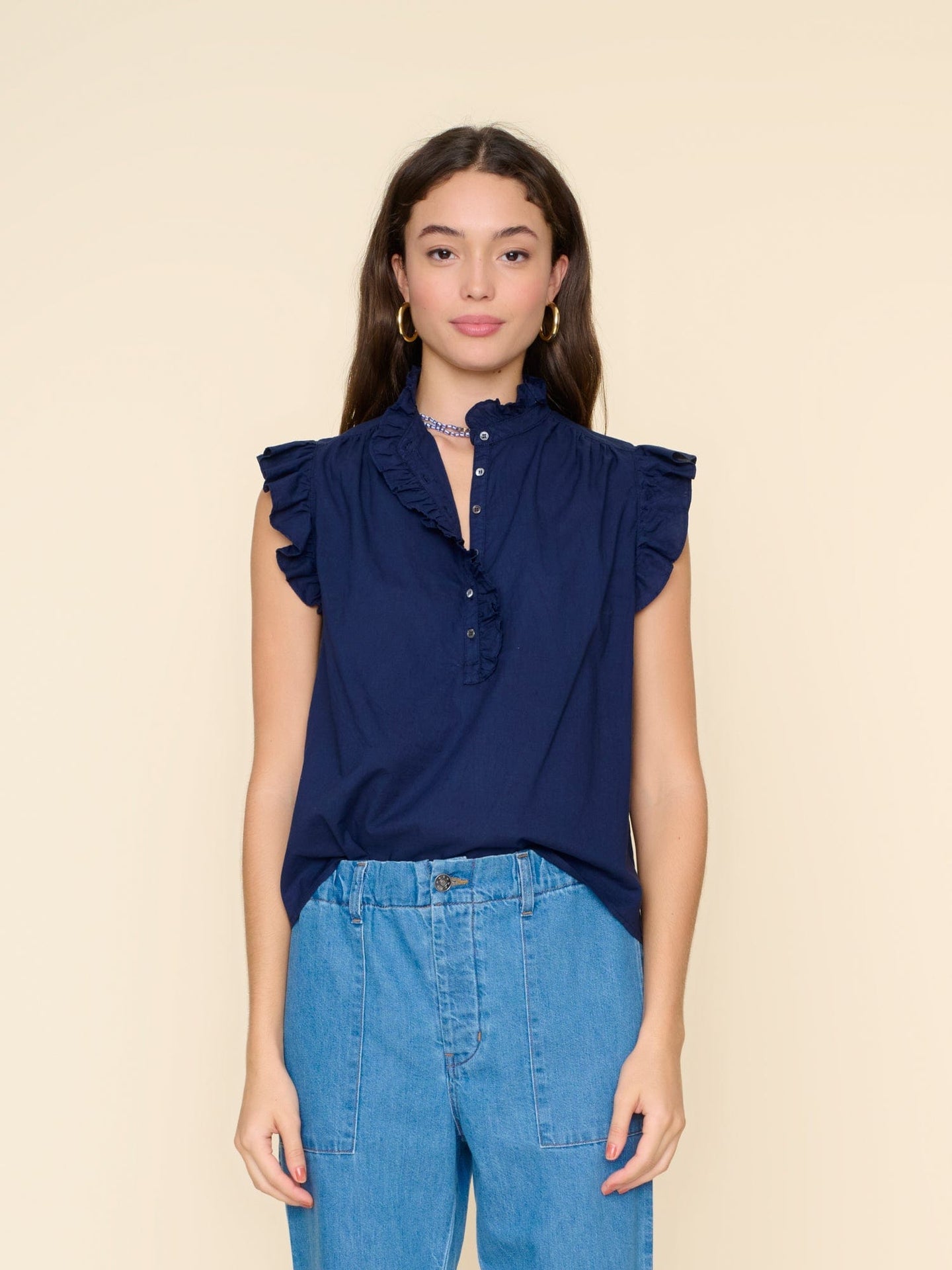 Blouse X5ctp121 Brenna Top Navy