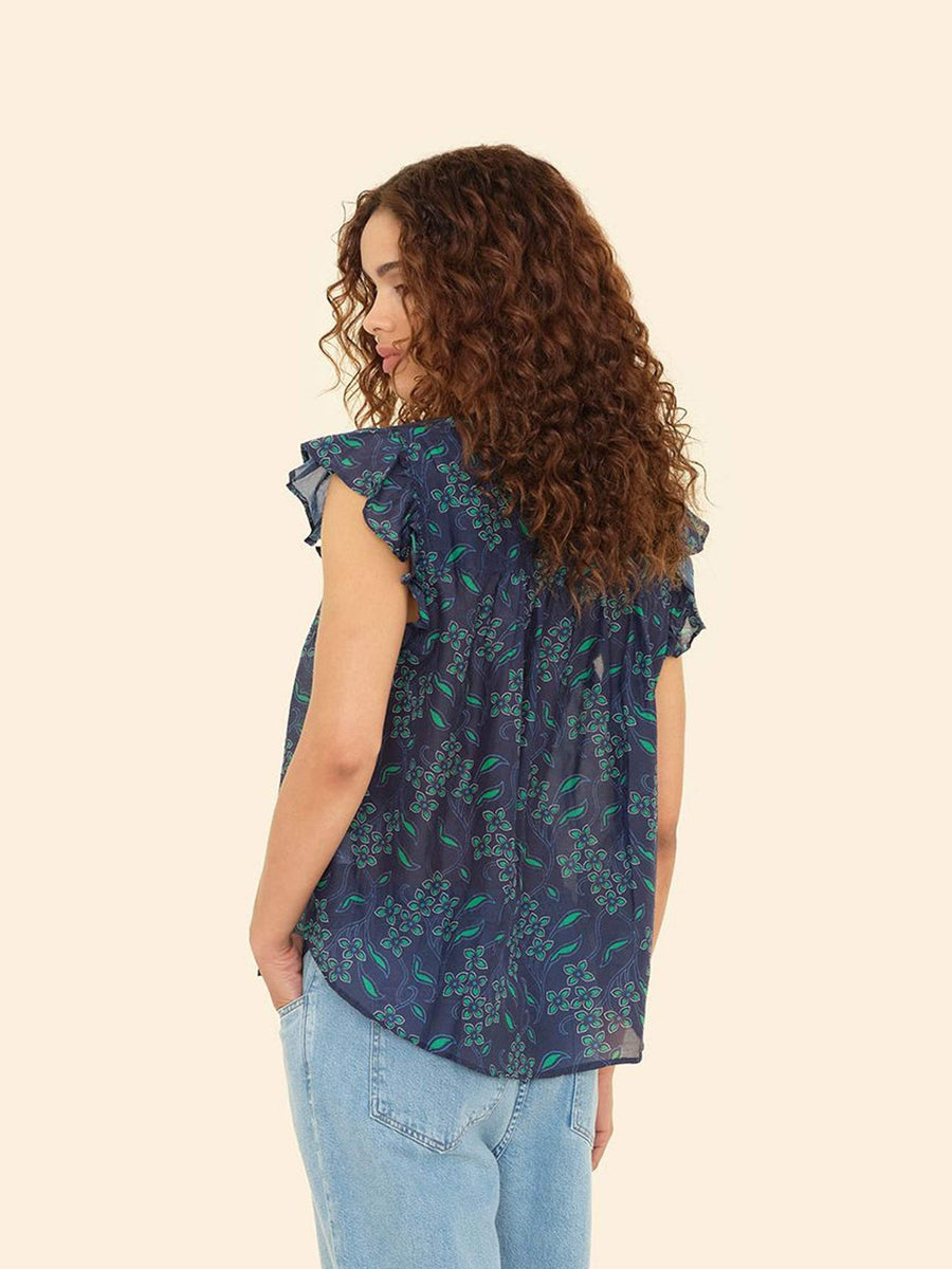 Blouse X5wlp000 Bria Top Navy-Green