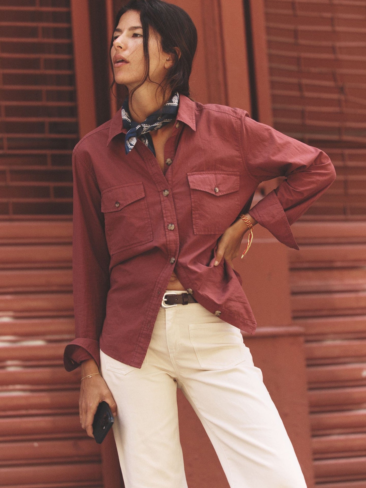 Shirt Caroline Shirt Russet-Brown