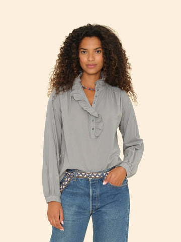 Blouse X5ctp010 Caspian Top Stone-Grey