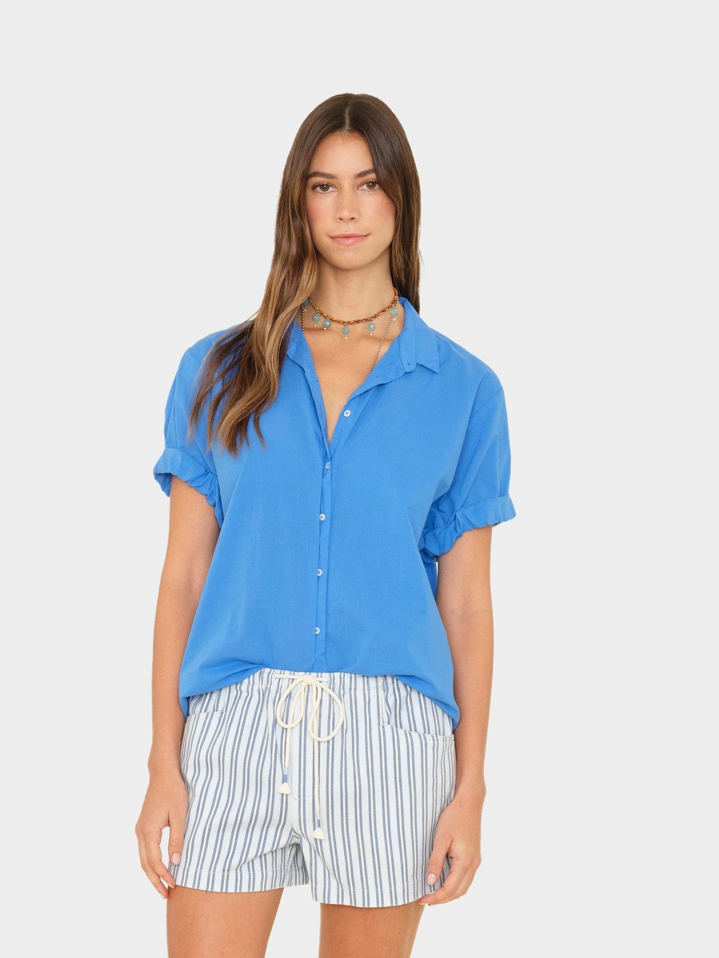 Shirt Channing Shirt Capri-Blue